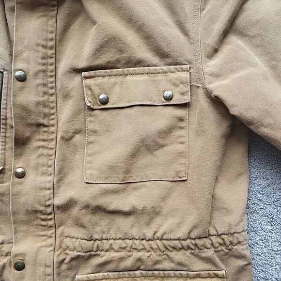Vintage Carhartt Chore Jacket Men Large Blanket Lined Barn Work Duck Canvas - Picture 7 of 16